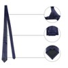INSPIRE CHIC Men's Self-Tied Classic Width Polka Dot Necktie - 3 of 4