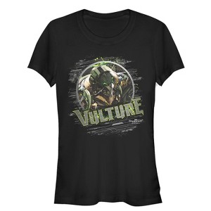 Juniors Womens Marvel Spider-Man: Homecoming Vulture Streak T-Shirt - 1 of 3