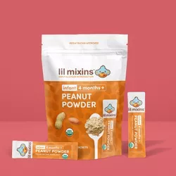 Lil Mixins Peanut Powder Sticks Baby Meals - 15ct