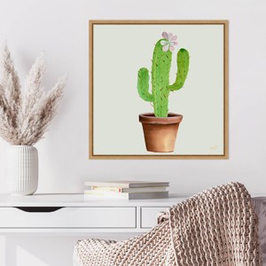 Amanti Art Succulent Symphony I by Marie Elaine Cusson Framed Canvas Wall Art Print - 1 of 4
