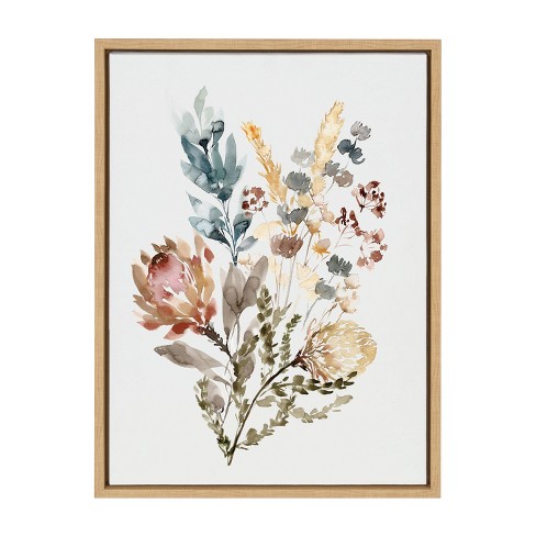 Winter Floral Illustrated II by Sandra Jacobs Canvas Art Print 
