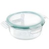 Gibson 6 Piece Glass Storage Containers with Leak Proof Lids - 3 of 4