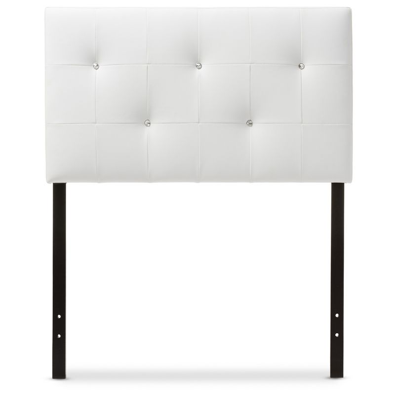 Kirchem Modern And Contemporary Faux Leather Upholstered Headboard - Baxton Studio, 3 of 6