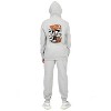 Everyday Kids “Snackin’ & Spookin’” Zip Up Halloween Hoodie – Skeleton Trick-or-Treater with Candy Bag – Cozy Sweatshirt, Heather Gray - 2 of 3