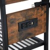 Entryway Table With Outlets USB Ports 2 Drawers Open Storage Shelves Sofa Table Narrow Long Console Table - 4 of 4