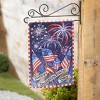 Evergreen Garden Flag Independence Day Fireworks Lustre Double Sided Indoor Outdoor Decor 18" x 12.5" - 2 of 2