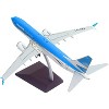 Boeing 737 MAX 8 Commercial Aircraft "Aerolineas Argentinas" (LV-KEJ) White and Blue 1/200 Diecast Model Airplane by GeminiJets - 4 of 4