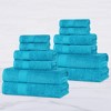 Modern Solid Classic Luxury Egyptian Cotton Towel Set by Blue Nile Mills - 2 of 4