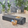 GDFStudio Sylvia Outdoor Waterproof Fabric Chaise Lounge Covers - 2 of 4
