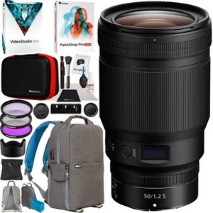 Nikon NIKKOR Z 50mm f/1.2 S Full Frame Lens for Z-Mount Mirrorless Camera Pro Bundle - 1 of 4