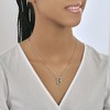 SHINE by Sterling Forever Pave CZ Carabiner Lock Necklace - 3 of 3