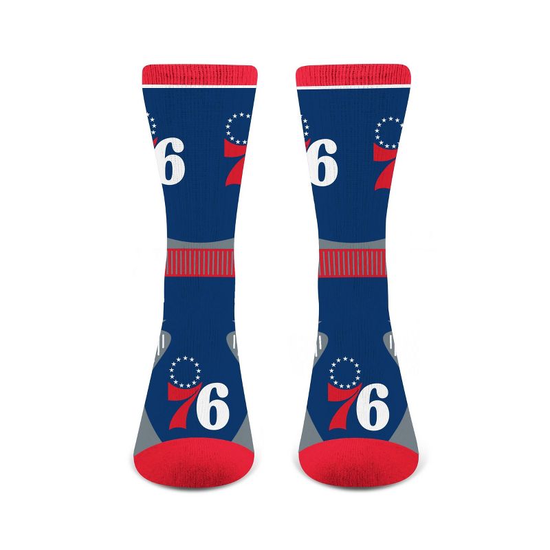 NBA Philadelphia 76ers Large Crew Socks, 2 of 4