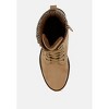 Mahisha Knitted Collar Zip-Up Hiker Women Boots - 4 of 4