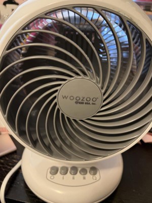 Woozoo Compact Oscillating Air Circulator Fan With Remote White : Target