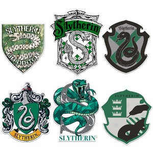Harry Potter Slytherin Sticker Pack Die Cut Vinyl Large Deluxe Stickers Variety Pack - 1 of 4