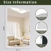 Rectangular Bathroom Wall Mirror, Vanity Mirror for Bathroom, Bedroom, Living Room & Entryway Decor - 2 of 4