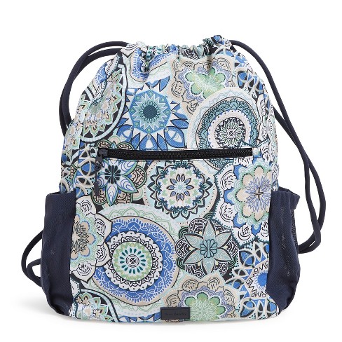 Vera Bradley Women s Outlet Lighten Up Deluxe Drawstring Backpack Target