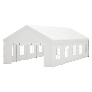Maliang Party Tent, Heavy Duty Event Tent with 1 Doors & 7 Windows, Waterproof,UV Protection, Patio Gazebo for Party, Event,Picnic,White - 1 of 4
