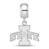 Black Bow Jewelry Sterling Silver Iowa State Cyclones NCAA Bead Charm - 3 of 4