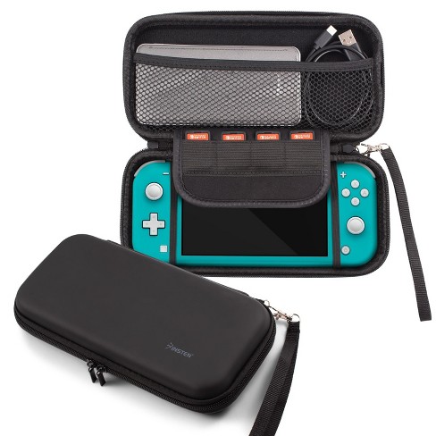 Insten Carrying Case With 4 Slots Holder For Nintendo Switch Lite - Portable Travel Cover Accessories, Black : Target