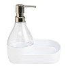 LunaLulinlk (3 pack) Soap Pump and Sponge Holder, Soap Dispenser with Built-in Caddy, 17.1 oz (508 ml) - 3 of 4