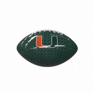 NCAA Miami Hurricanes Mini-Size Glossy Football - 1 of 3