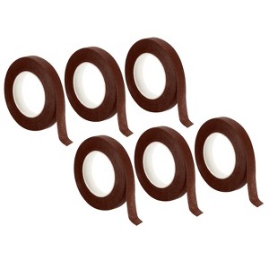 Unique Bargains Elastic Waterproof Floral Tapes for Bouquet Stem Wrapping 6 Pcs - 1 of 4