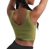 DOMETOUR Sports Bra for Women Wirefree Padded Yoga Bras Tank Tops Fitness Workout Running Top - 2 of 4