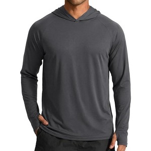 Chemise De Randonnée Homme Anti-UV UPF 50+ - Manches Longues Avec Capuche, Polyester, Multicolore, Neuf Avec étiquettes
