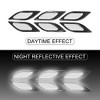 Unique Bargains Universal for Car 3D Reflective Stickers Safety Warning Sign 6 Pcs - 4 of 4