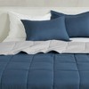Solid / Printed Reversible Comforter and Sham Set - Great Bay Home - 3 of 4