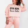 Simply Sage Market Gym Now Tacos Later Lightweight Garment Dyed Sweatshirt - 2 of 4