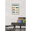 Trends International DC Comics Batman: 85th Anniversary - The Batmobiles Logos Framed Wall Poster Prints - 2 of 4