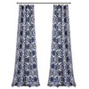 2pk 52"x95" Light Filtering Marvel Curtain Panels Navy - Lush Décor: Geometric Modern Drapes, 95 Inch Length - image 4 of 4