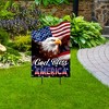 Briarwood Lane Everyday Metal Art 29x15 God Bless American Eagle Metal Art - 2 of 3