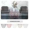 LeisureMod Malibu 23" Octagon Modern Glass Coffee Table - Sleek Geometric Base - 4 of 4