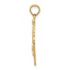 Black Bow Jewelry 14k Yellow Gold Framed Gymnast Pendant - 2 of 4