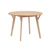 VYNXARIA 42.01" Saving Place Table,Wooden Dining Table for 4 Persons,Modern Design Round Kitchen Table for Living Room,Apartment,Restaurant£¬Natural - 3 of 4