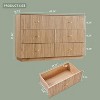 SinCiDo 6 Drawer Fluted Dresser, 47" Wide Wood Chest of Drawers with Deep Storage, Modern Storage Organizer for Bedroom, Living Room - 4 of 4