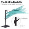 Hyleory 132'' Square Cantilever Umbrella - 3 of 4