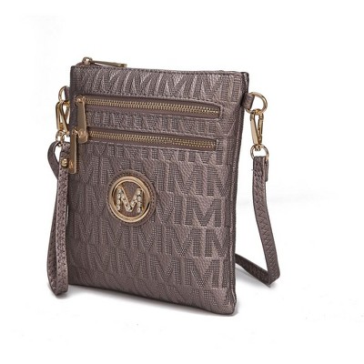 MKF Collection Andrea Milan M Signature Crossbody Bag by Mia K