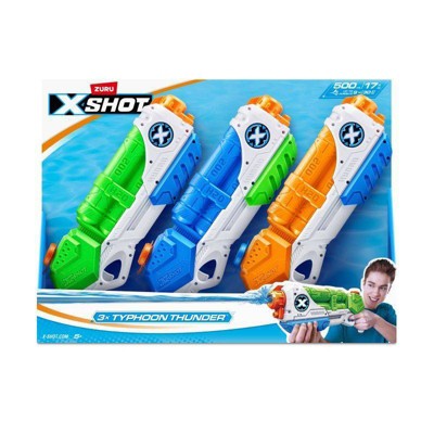 XSHOT Water Typhoon Thunder Toy Water Blaster - 3 pack by ZURU