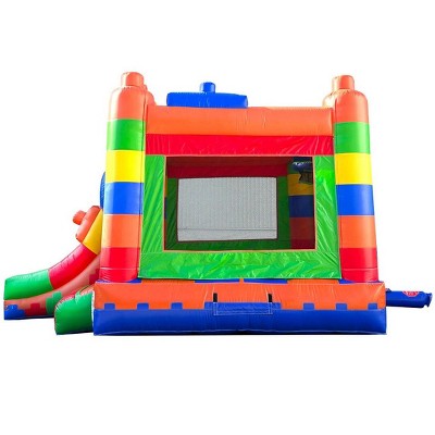 Colorful Vinyl Inflatable Bounce House with Slide