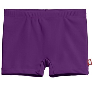 City Threads USA-Made Recycled Nylon UPF 50+ Girls Swim Boy Shorts - 1 of 4