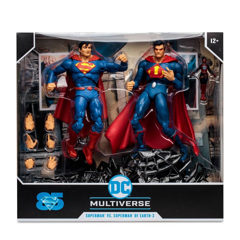 McFarlane Toys DC Comics Superman vs Superman of Earth-3 Action Figure Set - 2pk, 3 of 18