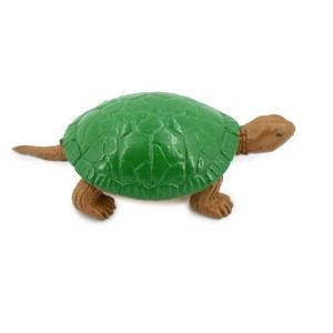 Collectible Wildlife Gifts | Turtle, Box Turtle, Pond Turtle, Plastic Reptile, Realistic, Hand Painted, Model,   Gift,    2"    F1749 B77 - 1 of 4