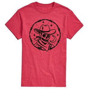 Men's - Country Casuals - Skeleton Cowboy Short Sleeve Graphic T-Shirt - 1 of 4