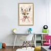 Stupell Industries Sweet Baby Fox with Bow Floating Frame Canvas Art - 3 of 4