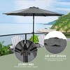 WestinTrends 9 Ft Outdoor Patio Market Table Umbrella with Tilt and Crank - 4 of 4
