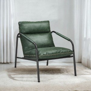VASAGLE EKHO Collection - Accent Chair, Metal Framed Armchair, Synthetic Leather with Stitching, Mid-Century Modern, Sling Chair - 1 of 4
